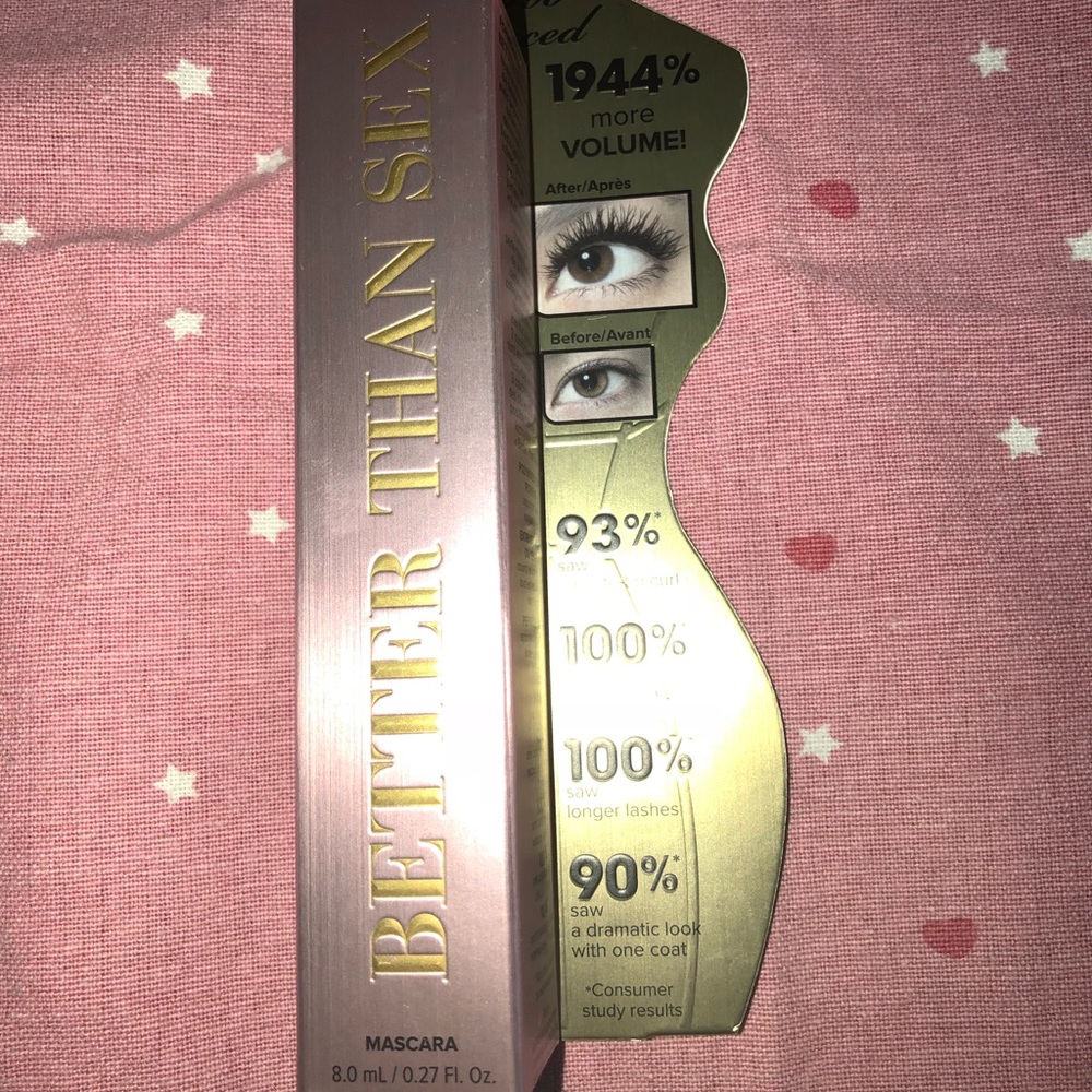 Too Faced Better Than Sex Mascara - Brand New!